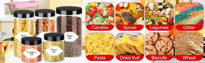 Plastic pot potten ronde, doorzichtige, lekvrije plastic containerpotten met deksel voor opslag tijdens het reizen, oogschaduw, nagels, verf 3