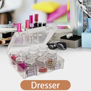 Perlen organisator doos, Diamant schilderij opslagcontainers, 14 glijbanen Diamant kunst opslagkas helder Perlen organisatie 6