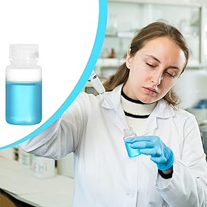 Laboratoriumkwaliteit Polypropyleen reageerfles met brede mond, 2 oz plastic lege fles met dop 4