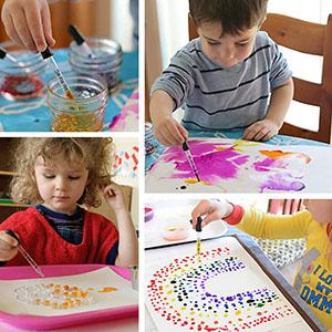 Oogdrupper voor essentiële oliën, pipetten drupper rubber kop, gekalibreerd dik glas medicijn druppelen pipet 2