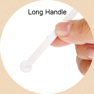 Theelepel Micro-scoops 150 milligram Mini-meting lepel Plastic scoop voor het meten van cosmetica, geneesmiddelen 3