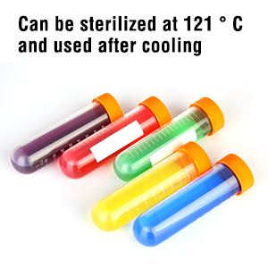 SCIENCE LAB Primary Science Jumbo-testbuizen met stand, set van 10 buizen, laboratoriumkunststof, laboratoriumbuis voor testen 6