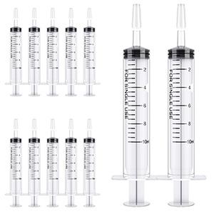 10 ml spuitjes 100 verpakkingen Plastic kleine spuit met puntdop, meetspuit, orale spuit Wetenschappelijke laboratoria, voeding 1