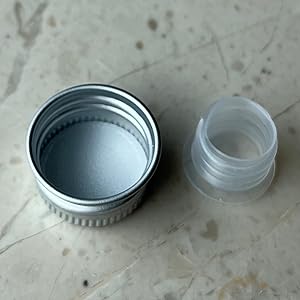 100 sets kleine glazen flessen met aluminium dop schroef bovendoorkap 5 milliliter kleine flesjes 2
