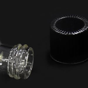 Borosilicaatglas serologische testbuizen met zwarte bakeliet schroefkappen Silicon Liner, Vol.30ml 20x150mm 1