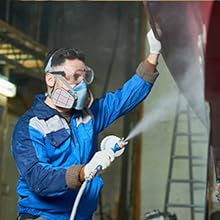 Anti-nevel beschermende veiligheidsbrillen helder glas breedziend verstelbaar oogbescherming zacht lichtgewicht oog 3