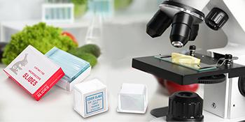 Microscoopplaten en -bedekkingen, lege glazen platen voor de microscoop - 300 platen, 300 bedekkingsplaten voor de microscoop 2