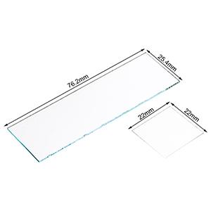 Microscoopplaten en -bedekkingen, lege glazen platen voor de microscoop - 300 platen, 300 bedekkingsplaten voor de microscoop 3