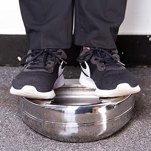 Stable bedpan Heavy Duty glad gemaakt voor bedgebonden patiënt, staal bedpan voor medische centra 3