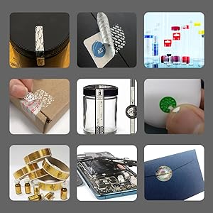 Authentieke hologram-etiketten/stickers Zilveren overdracht Tamper bewijs van veiligheid Garantie Nul zegels/stickers Hoge veiligheid 5