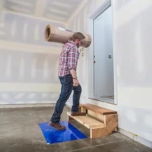 Kleverige Matten Voor Schoonruimtes, Walk Off Kleverige Matten Voor Constructie Huis Huisdieren Warehouse Garage 24"X36" Blauw 6