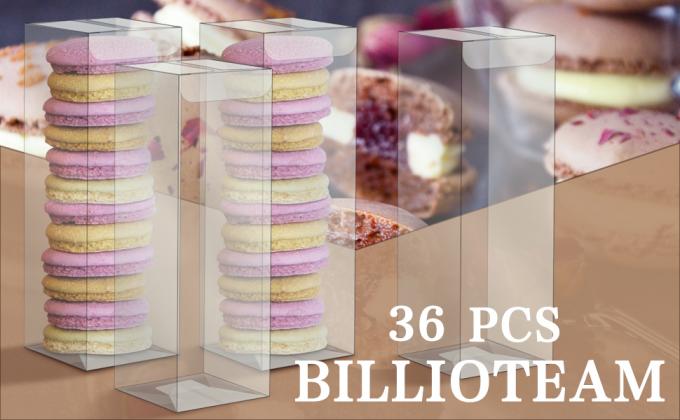 Duidelijke cadeaubokjes, snoepjes, cadeauboksen, rectangel, doorzichtige snoepjes, chocolade, koekjes, traktaties. 0