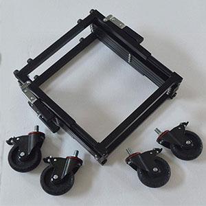 Carbon Steel Begrafenis Stretcher Truck Kerk Truck Kist Stand Trolley Kofferwagen Verstelbare lijkenhuisvoorraad Verstelbare kist 4