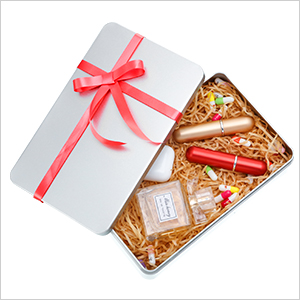 8.5 bij 5,3 bij 1,9 inch zilveren rechthoekige lege tin doos containers, cadeau, sieraden en opslag tin kit, Home Organizer 4