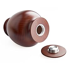 Elegante houten vaas urnen voor menselijke as volwassen man/vrouw, voor volwassenen tot 200 pond, begrafenis crematie urn voor begrafenis 1