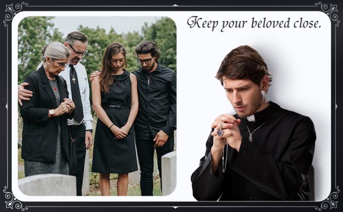 Urn Ketting Voor As Herinneringsstuk Verbranding Hart Kruis Kubische Sieraden Voor As Roestvrij staal Herdenkings medaillon As 9