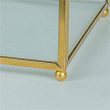 Glazen trouwkaartdoos met slot, heldere kaartdoos Goud Messing cadeaubestanddoos Perfect voor trouwfeesten 8