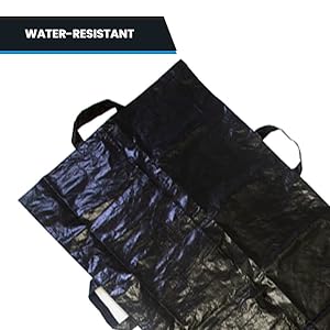 Body Bag Stretcher Combo met 8 zijhandvaten en middelste rits, waterdichte tassen voor buiten kamperen wandelen 3