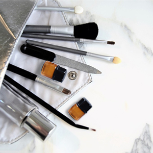 Glas etherische oli&euml;n Proefflessen met zwarte doppen voor etherische oli&euml;n, parfums en laboratoriumchemische stoffen 30 ml meetbeker 2