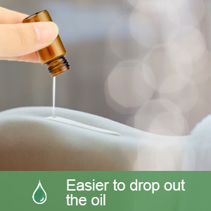 Olieflessen voor essentiële oliën, 36 stuks 2 ml (5/8 drams) Amber glasflessen Flessen, orifice reducers en zwarte doppen 3