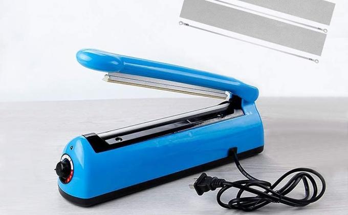 Impulse Bag Sealer, Impulse Heat Sealer, Manual Poly Bag Heat Sealer Heat Sealer Closer met 1 vervangende kit 0