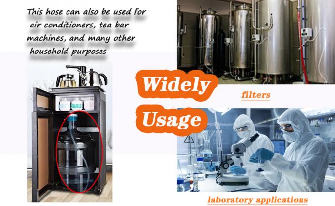 Doorzichtige siliconen buizen, 10ft 3/8" ID X 1/2"OD Voedselgraad Pure siliconen slangen Hoogtemperatuur Voor thuis brouwen Wijnmakerij 6