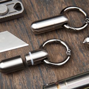 titanium small pill holder pill box pill case pill organizer small 