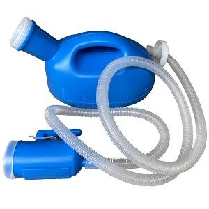 Draagbare urinoirs lekproof 2000 ml 68 oz urineflessen voor mannen 63" lange buis urinoirs voor mannen urine pot buis 5