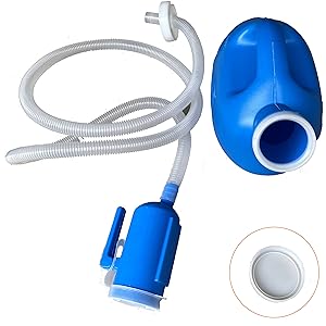 Draagbare urinoirs lekproof 2000 ml 68 oz urineflessen voor mannen 63" lange buis urinoirs voor mannen urine pot buis 7