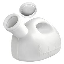 Urinalen voor mannen Draagbare urinoir voor mannen met deksel 2000 ml/66 oz Grote urinebekers voor incontinentie in het ziekenhuis 6