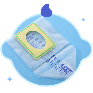 Pediatrische urinezakverzamelaars Duidelijke urine vanger zak individueel plaszakken Wegwerp pediatrische urineverzamelaars 4