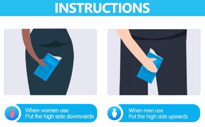 Eenmalige urinesachten, reis-pissassen, unisex-pissassen, brakenzakken, reisaansluitingen, noodgevallen, draagbaar 2