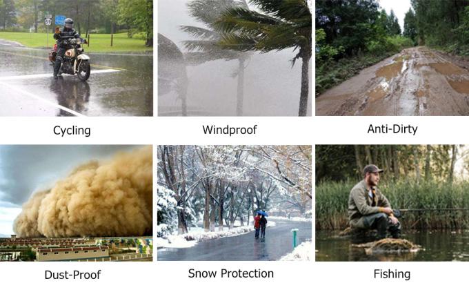 Waterdichte schoenenbekleding, herbruikbare opvouwbare regenschoenenbekleding met rits, niet-slip, reflector, mannen vrouwen regengereedschap 6