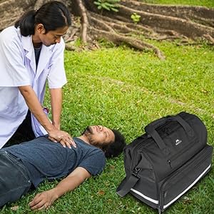 Grote waterdichte medische zakken Duffel dokterszak Eerste Hulp Medische Draagbare Trauma Noodzak 4