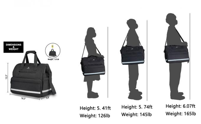 Grote waterdichte medische zakken Duffel dokterszak Eerste Hulp Medische Draagbare Trauma Noodzak 7