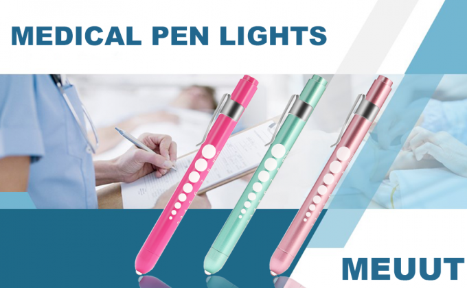 OEM Aluminium Alloy Nursing Pen Light Doctor Torch Customized Led Medical Penlight Met Pupil Gauge Voor Verpleegkundige 0