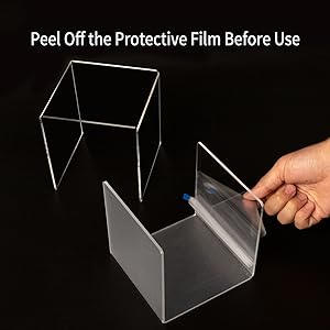 crystal clear acrylic display racks