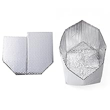 Ge&iuml;soleerde doosvoeringen voor 8x8x8 doosgrootte-verpakking dubbelzijdig ge&iuml;soleerd metalen folie-verzenddozen-ge&iuml;soleerd 1