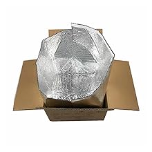 Ge&iuml;soleerde doosvoeringen voor 8x8x8 doosgrootte-verpakking dubbelzijdig ge&iuml;soleerd metalen folie-verzenddozen-ge&iuml;soleerd 2