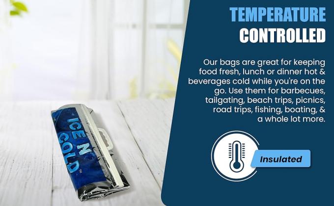 Recyclagezakken, geïsoleerde zakpakket, koeler zak wijn aangepast logo thermische wijn bier aangepaste grootte isolatie 0