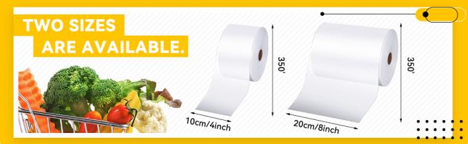 Polyethyleen platte buisrolletjes van 3"x100"x1,5 mil. Voor het verpakken en het maken van polyzakken (3"x100") 2