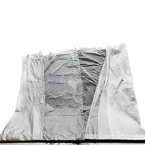 Beschermingsfolie met 233+ maskerband (36 mm), doorschijnend, schilderbaar, hoge dichtheid, verscheurbestendig 1