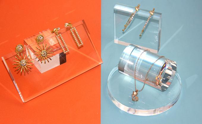 Acrylische kubuscilinder ronde foto-requisiten, transparante solide acrylische displayblokken voor fotografie 2