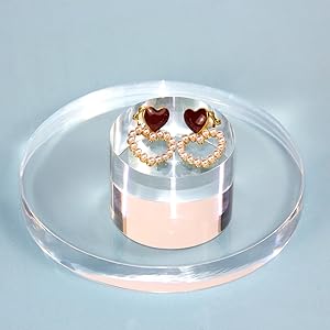 Acrylische kubuscilinder ronde foto-requisiten, transparante solide acrylische displayblokken voor fotografie 6