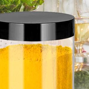 Clear Plastic Jars 32oz 12Pack Big Round PET Plastic Containers With Black Screw On Lids Reusable Empty Storage Jars With Lid Clear Containers For Household And Kitchen Organizing 1