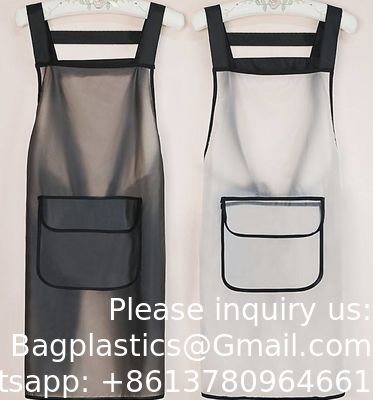 kwaliteit  Biodegradable Custom LOGO High Quality Oil-Proof, Stain-Proof, Waterproof And Erasable Hand Household Kitchen Apron fabriek