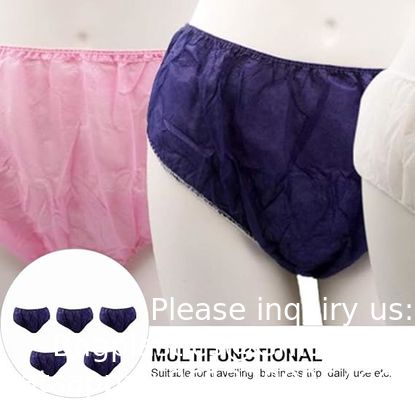kwaliteit  Disposable Polypropylene PP Non Woven T-Back Panties Beach Ladies Disposable Sexy Thin Bikini Thong fabriek
