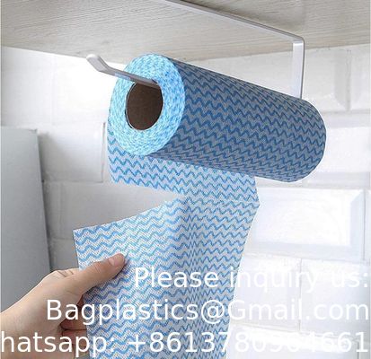 kwaliteit  Eco Friendly Kitchen Cleaning Towels Nonwoven Dish Cloth Roll Disposable Washable Kitchen Cloths fabriek
