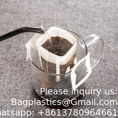 Niet Geweven van de de Koffiethee van de Stoffen Beschikbare Draagbare Druppel de Filterzakken die Filters hangen en de Zak van de de Koffiefilter van de Oordruppel hangen