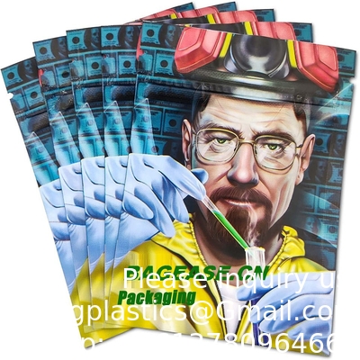 Herb And Medical, Verzegeld en Resealable Kindveiligheid, Bestand Geur en Geur, Lekbewijs en Water Bestand Zakken